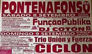Fechas, información, programa, cartel, imágenes, mapa y ubicación de Nosa Señora e San Antón de Pontenafonso  en  Outes