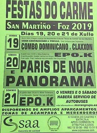 O Carme de San Martiño (2024) en Foz