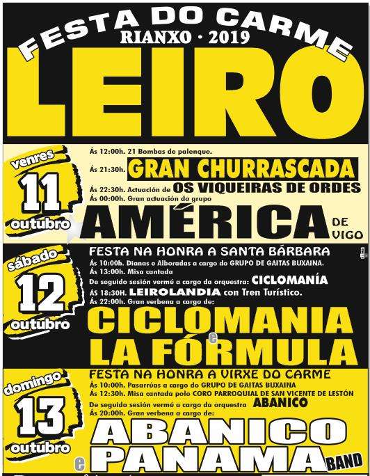 O Carme de Leiro en Rianxo