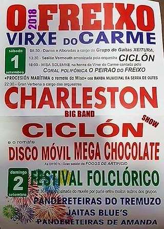 Fechas, información, programa, cartel, imágenes, mapa y ubicación de O Carme de O Freixo  en  Outes