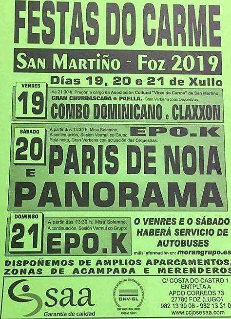 O Carme de San Martiño (2024) en Foz