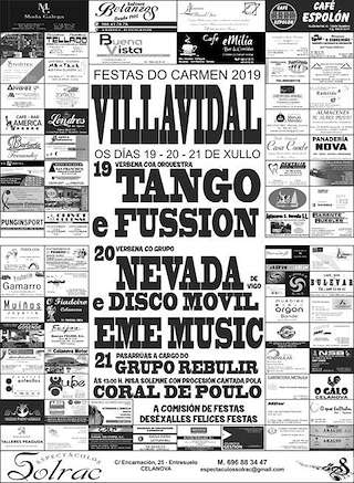 Fechas, información, programa, cartel, imágenes, mapa y ubicación de O Carme de Villavidal (2024)  en  Ramirás