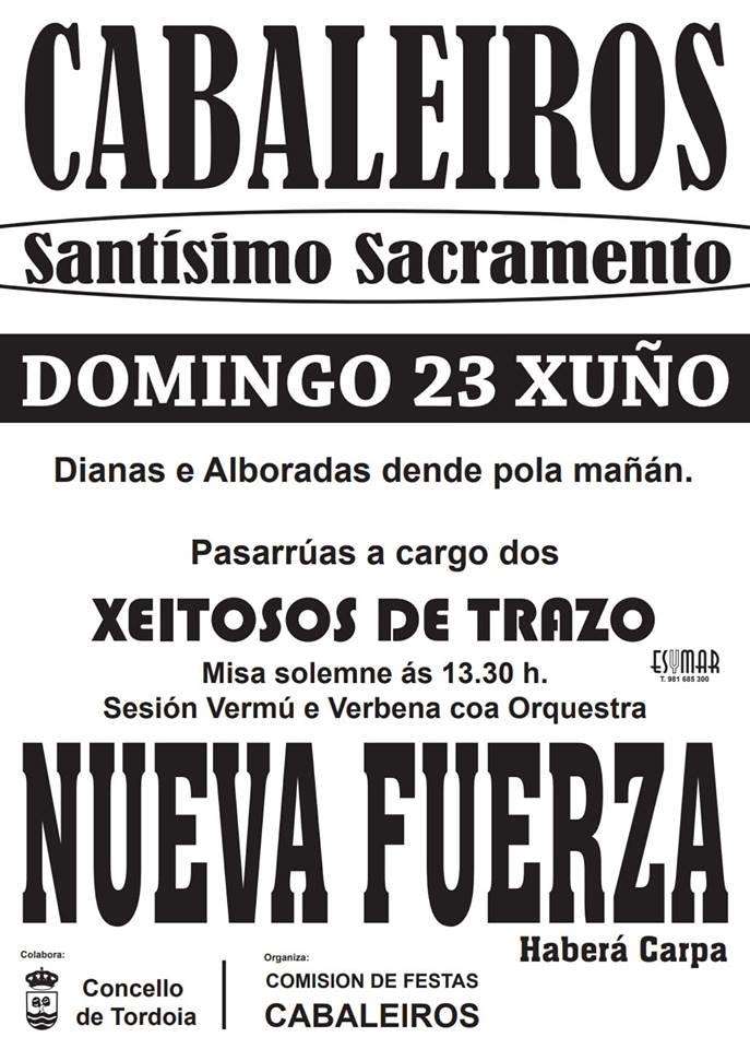 O Sacramento de Cabaleiros en Tordoia