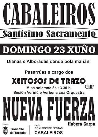 Fechas, información, programa, cartel, imágenes, mapa y ubicación de O Sacramento de Cabaleiros  en  Tordoia