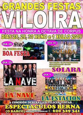 Fechas, información, programa, cartel, imágenes, mapa y ubicación de Octava do Corpus de Viloira  (2024)  en  O Barco de Valdeorras