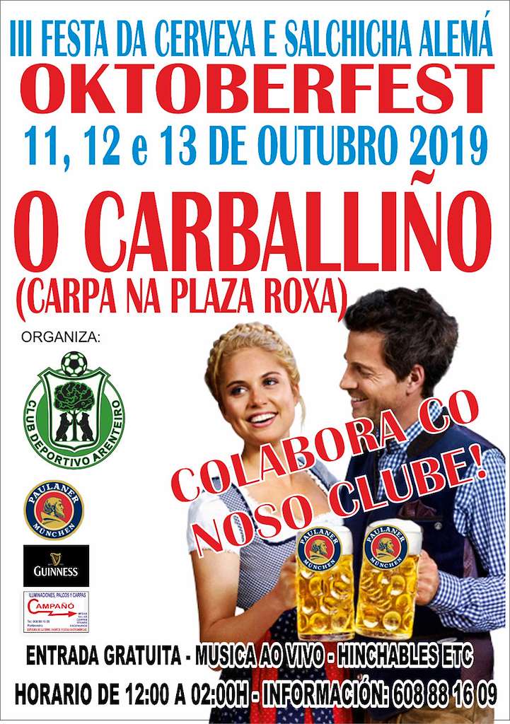 Oktoberfest - Festa da Cervexa e Salchicha Alemá en O Carballiño