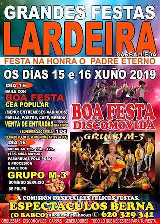 Fechas, información, programa, cartel, imágenes, mapa y ubicación de Padre Eterno de Lardeira   en  Carballeda de Valdeorras