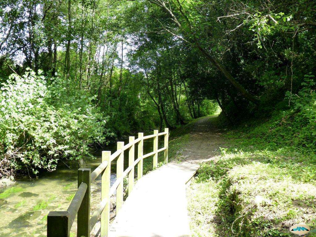 Paseo del Río Gafos en Pontevedra