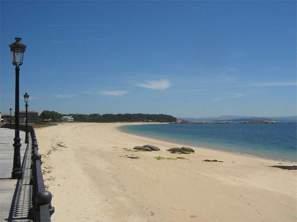 Paseo Marítimo de Coroso en Ribeira