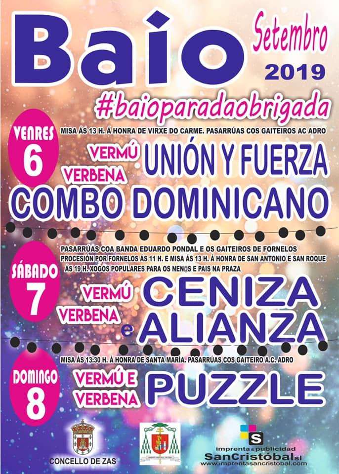 Patronais de Baio en Zas