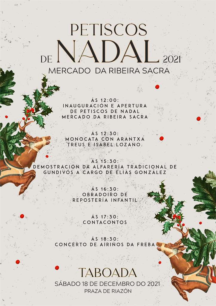 Petiscos de Nadal en Taboada