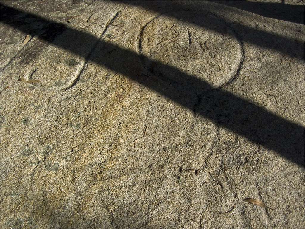 Petroglifo Laxe da Sartaña en Porto do Son