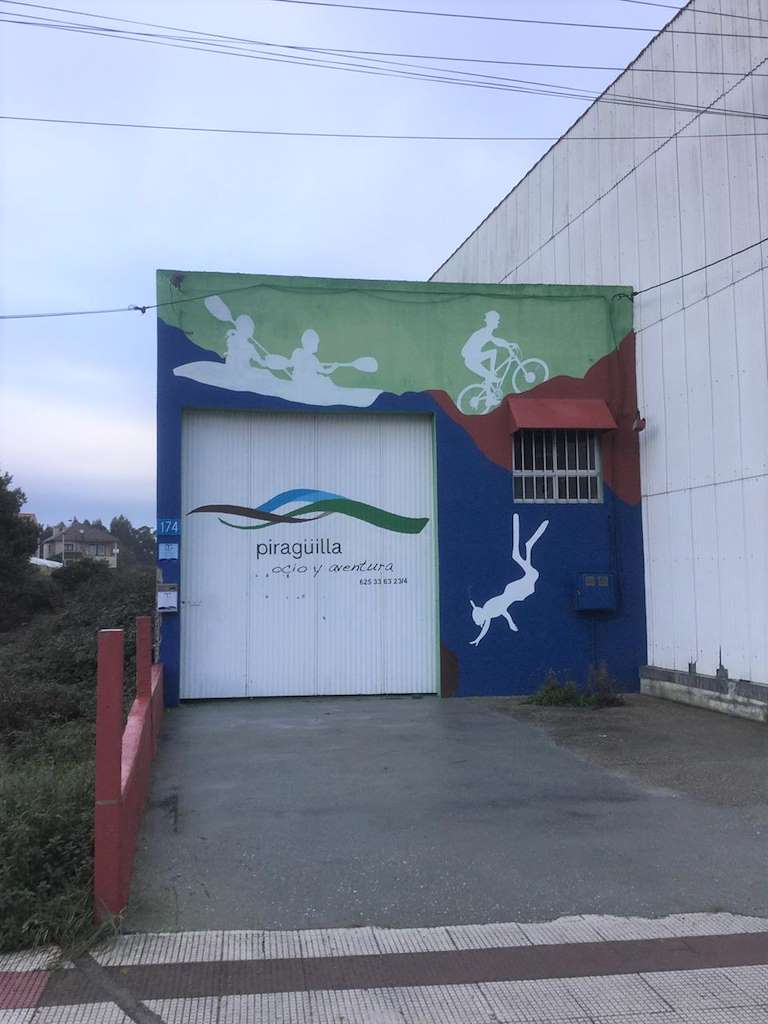 Piragüilla en Illa de Arousa