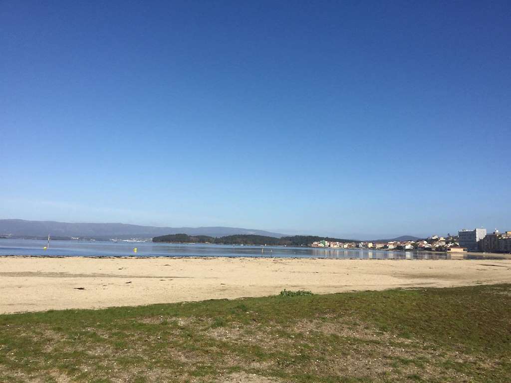 Playa A Concha en Vilagarcía de Arousa