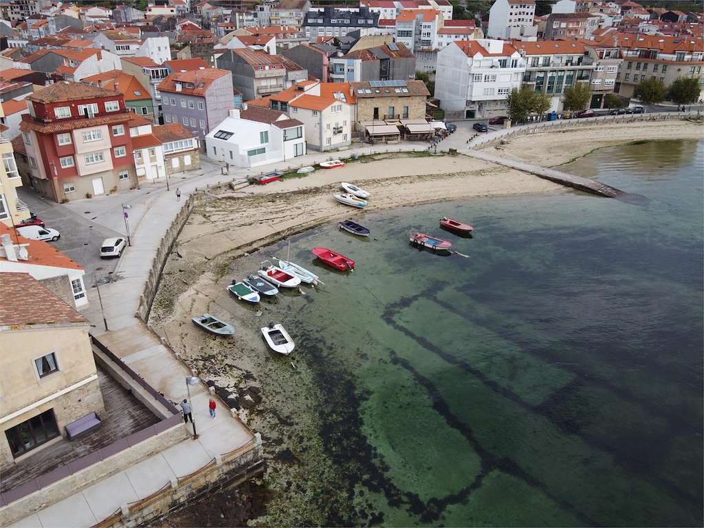 Playa A Covacha en Vilagarcía de Arousa