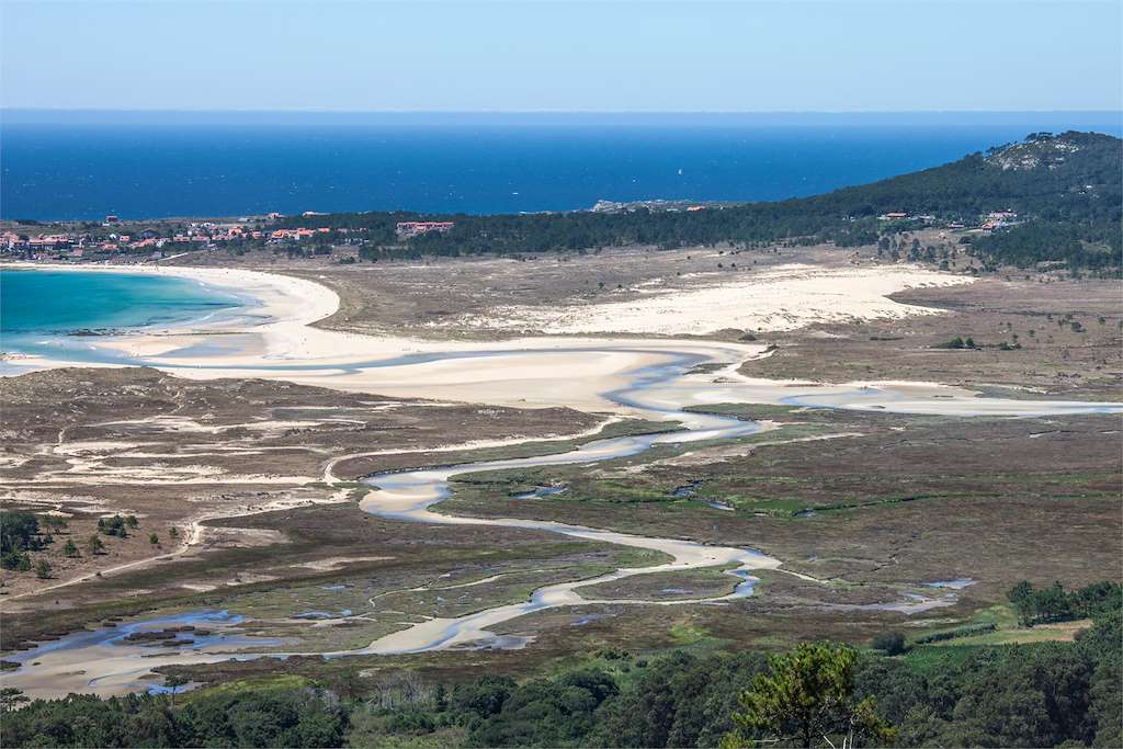 Playa A Lagoa en Ribeira