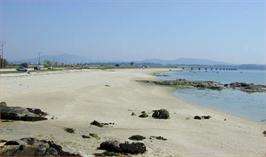 Playa Camaxiñas en Illa de Arousa