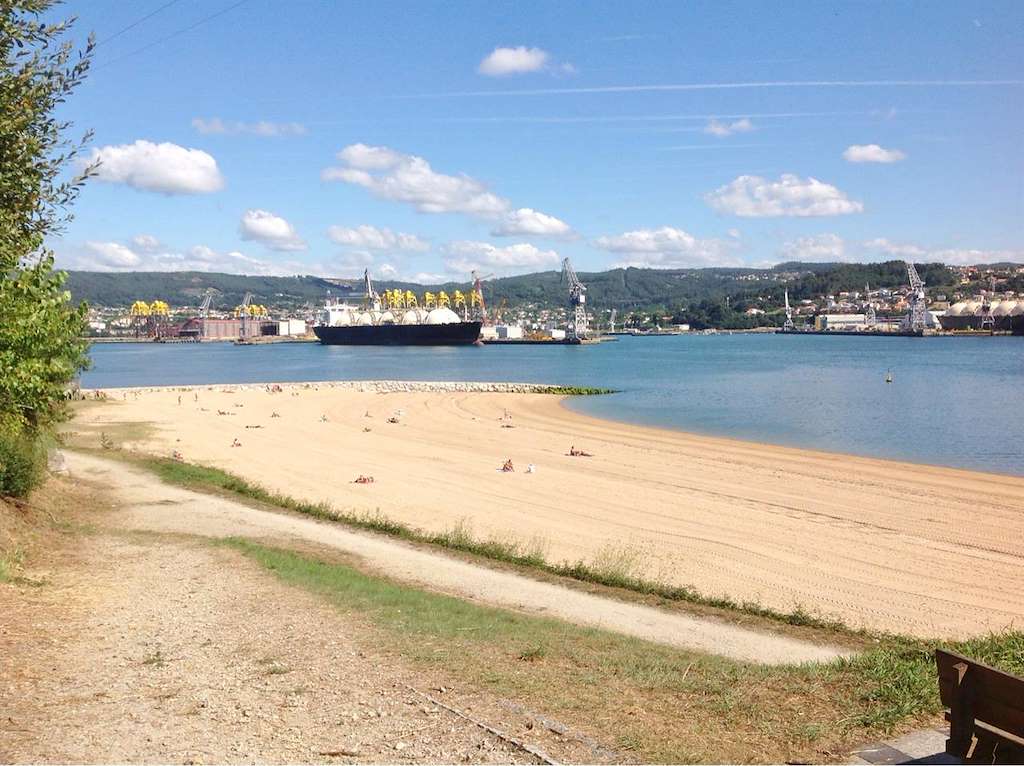 Playa Caranza en Ferrol