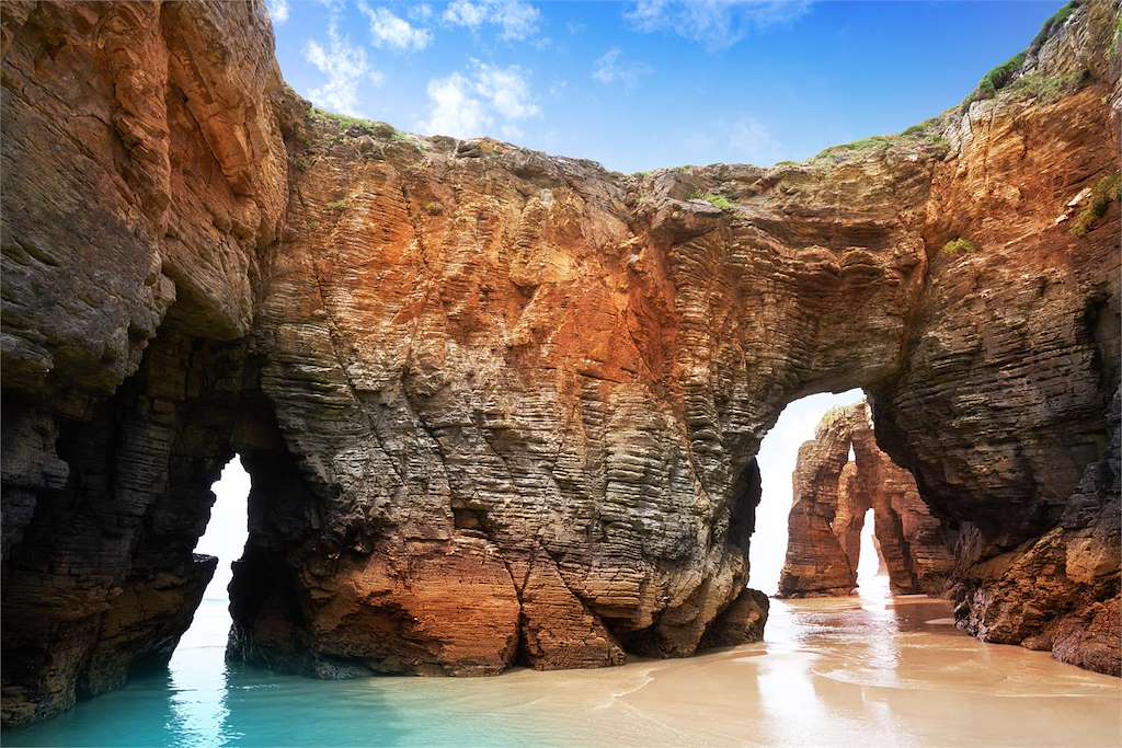 Playa de "As Catedrais" en Ribadeo