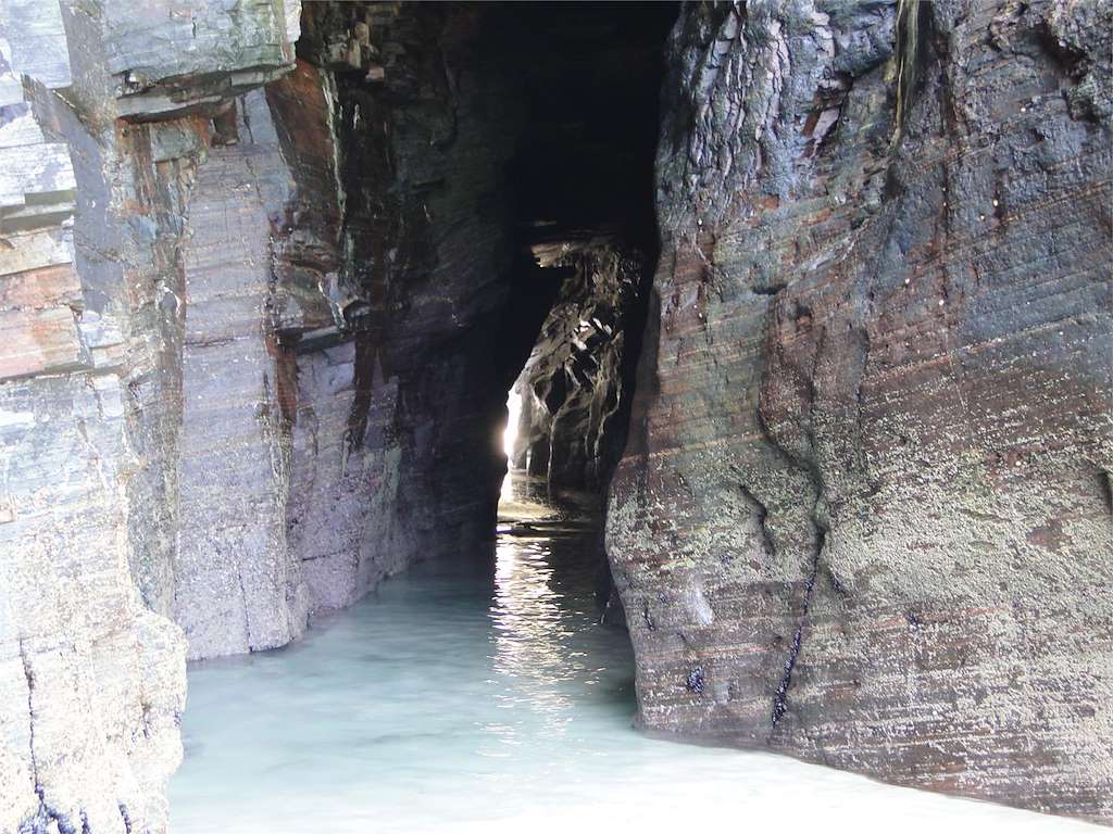 Playa de "As Catedrais" en Ribadeo