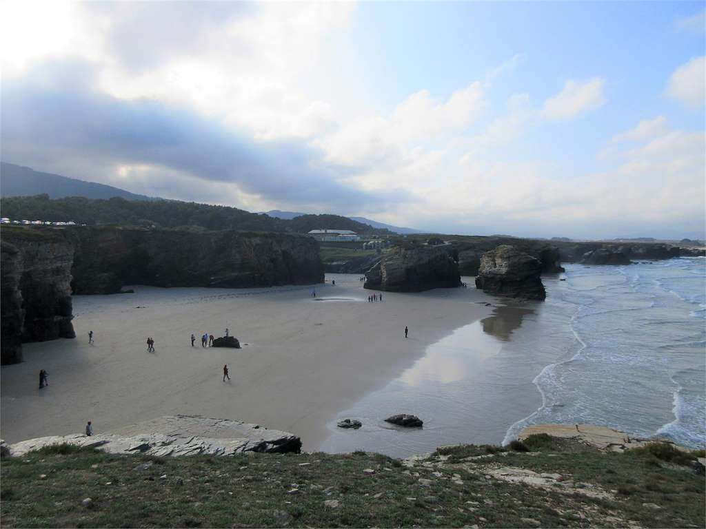Playa de "As Catedrais" en Ribadeo