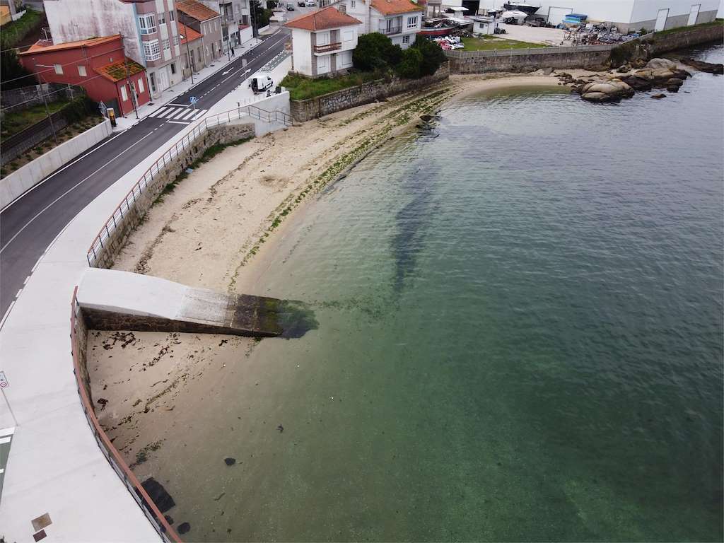 Playa de Canelas en Vilagarcía de Arousa