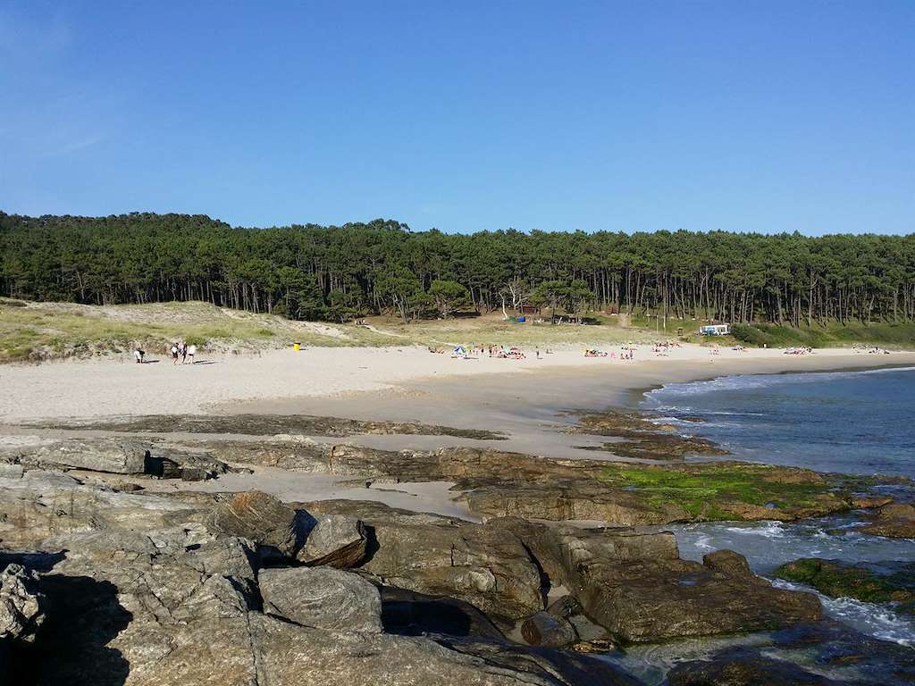 Playa de Melide en Cangas