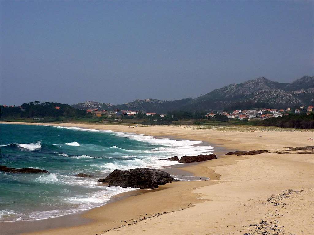 Playa de Xuño en Porto do Son