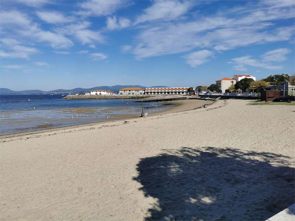 Playa do Preguntoiro en Vilagarcía de Arousa