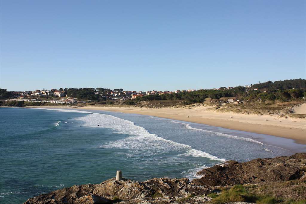 Playa Montalvo en Sanxenxo