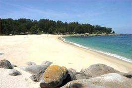 Playa Mourisca en Bueu