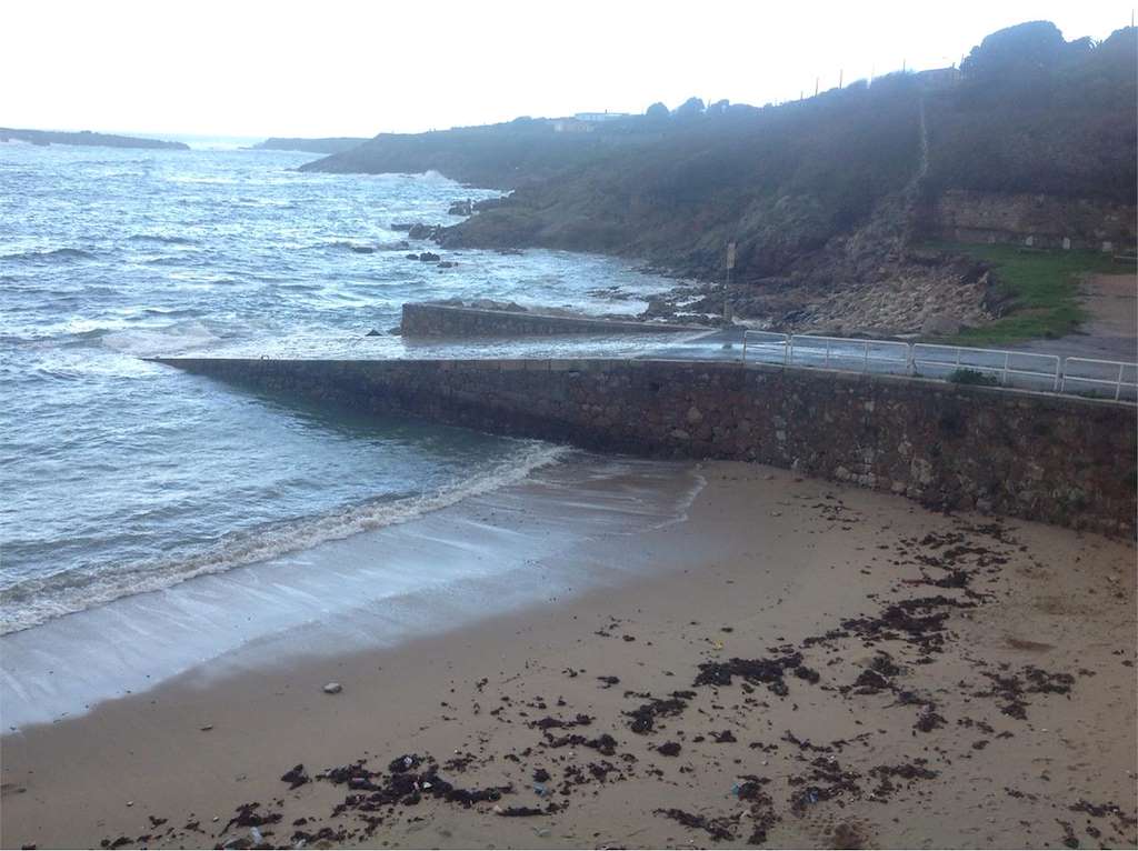 Playa O Portiño en A Coruña