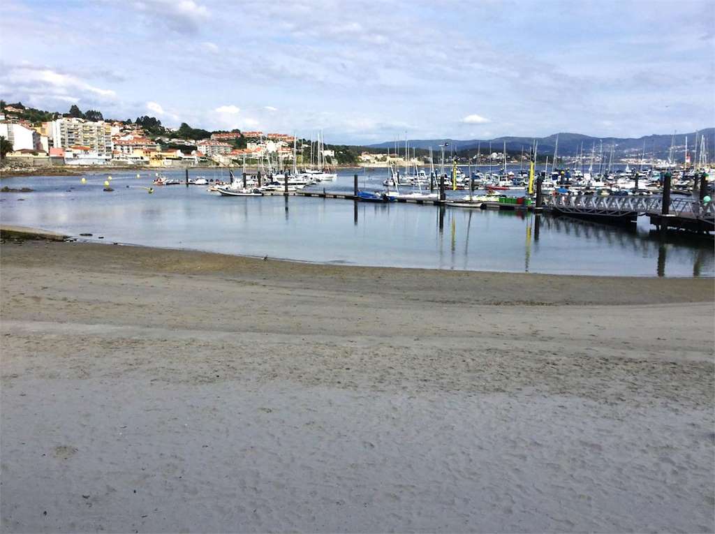 Playa Os Barcos en Sanxenxo