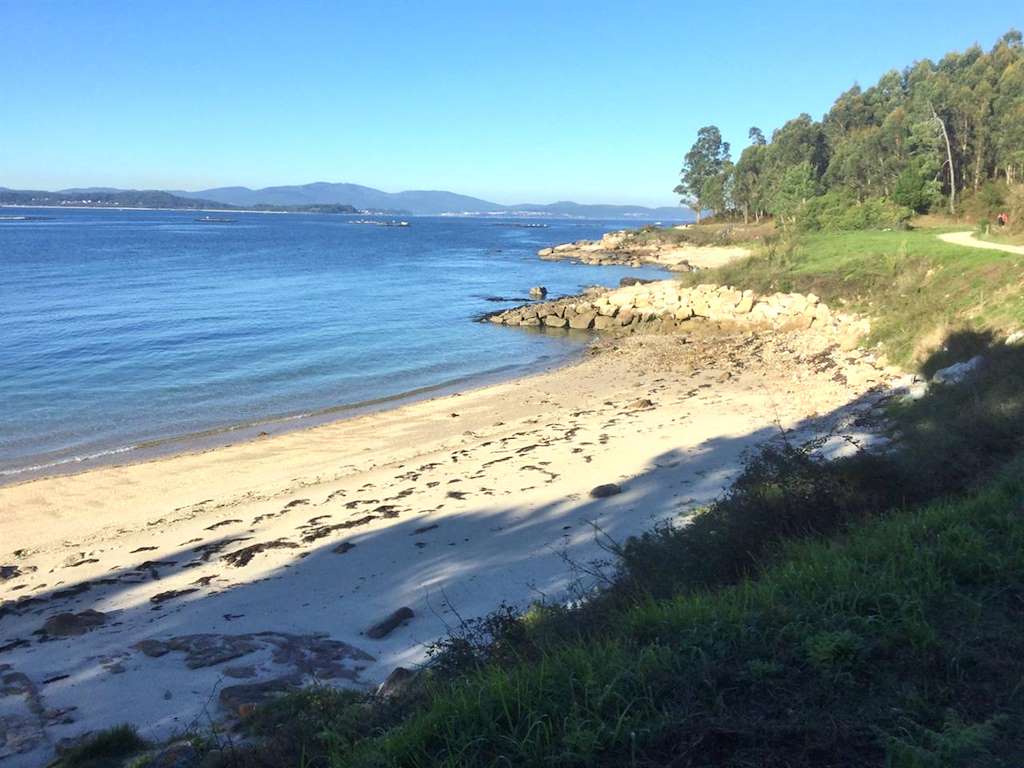 Playa Os Bufos en Illa de Arousa