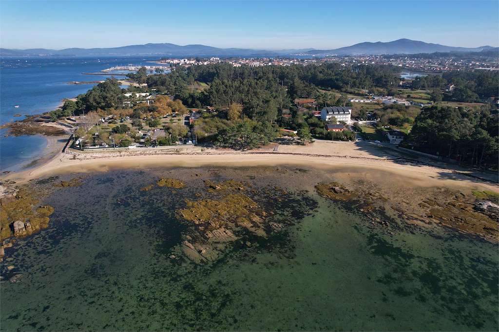 Playa Pasaxe en Vilanova de Arousa