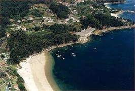 Playa Pinténs en Cangas