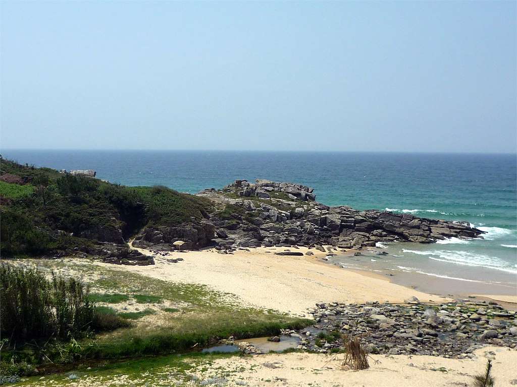 Playa Río Maior (O Dique) en Porto do Son