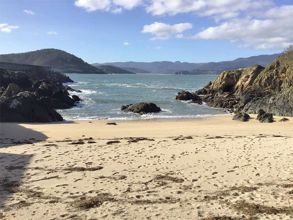 Playa Santa Cristina en Ortigueira