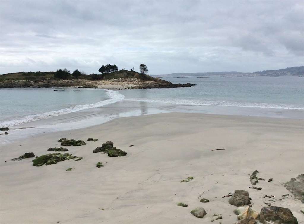 Playa Santo do Mar en Marín