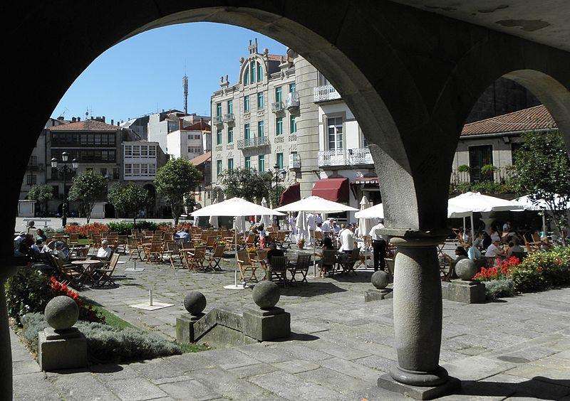 Plaza de A Ferrería en Pontevedra