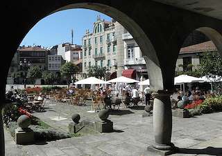 Plaza de A Ferrería en Pontevedra