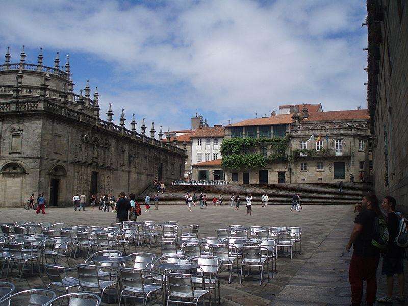 Plaza de la Quintana en Santiago de Compostela