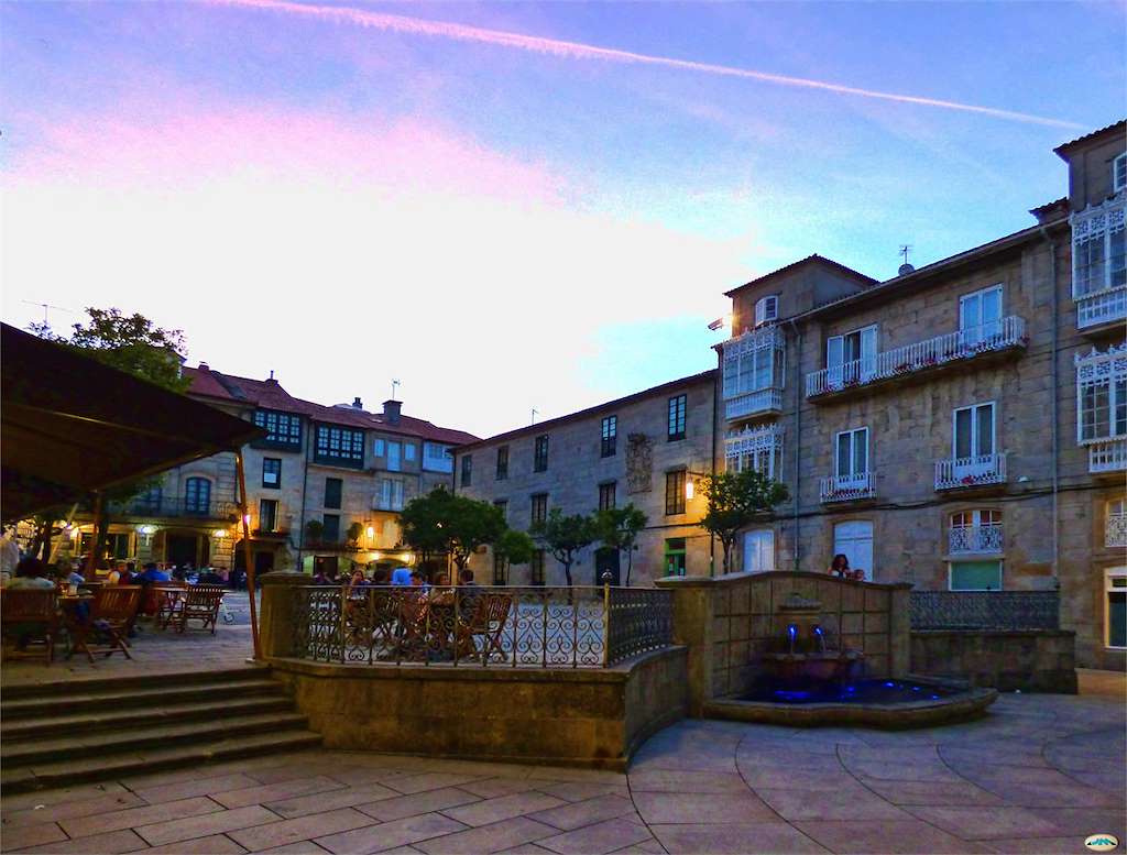 Plaza del Teucro en Pontevedra