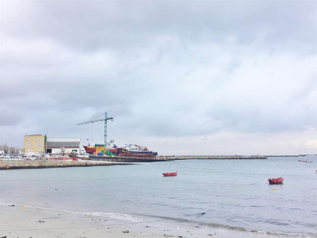 Porto de Aguiño en Ribeira