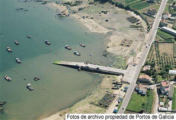 Porto de As Sinas en Vilanova de Arousa