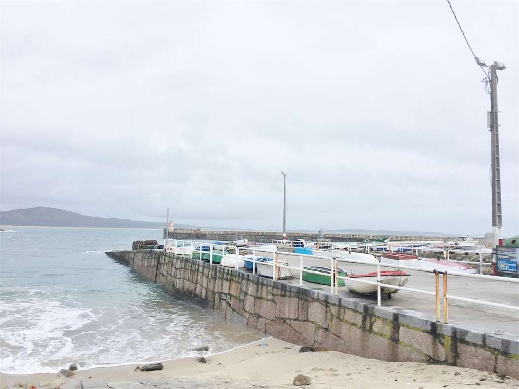Porto de Corrubedo en Ribeira