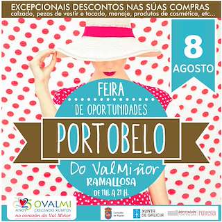 Fechas, información, programa, cartel, imágenes, mapa y ubicación de Portobelo - Feira de Oportunidades do Val Miñor de Ramallosa  en  Nigrán