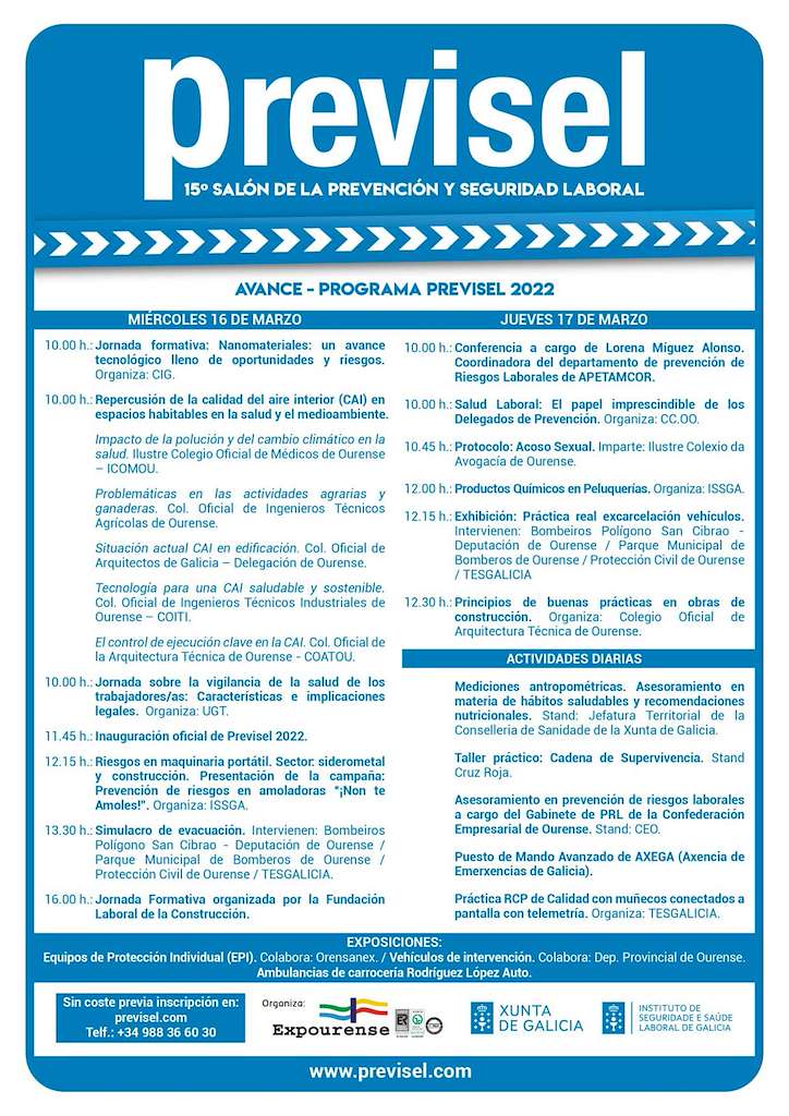 Previsel - Salón de Prevención e Seguridade Laboral en Ourense