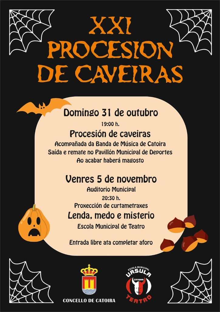 XXIII Procesión de Caveiras (2024) en Catoira