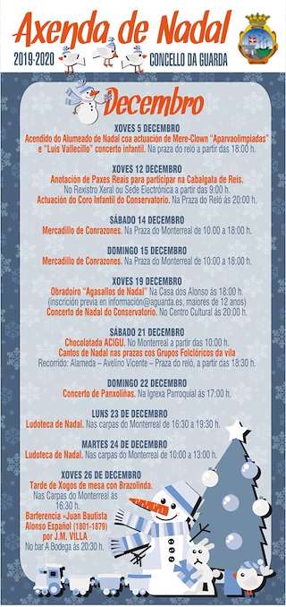 Programa de Nadal - Cabalgata de Reis en A Guarda